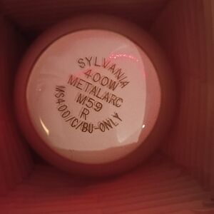 Sylvania 400W Metal Arc Bulb - White